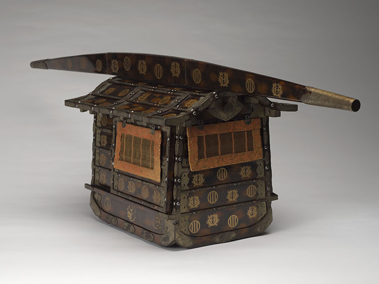 A Japanese Lacquer Model of a Palanquin, Meiji Period, 19th Century by  Japanese Art