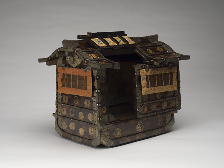 A Japanese Lacquer Model of a Palanquin, Meiji Period, 19th Century by  Japanese Art