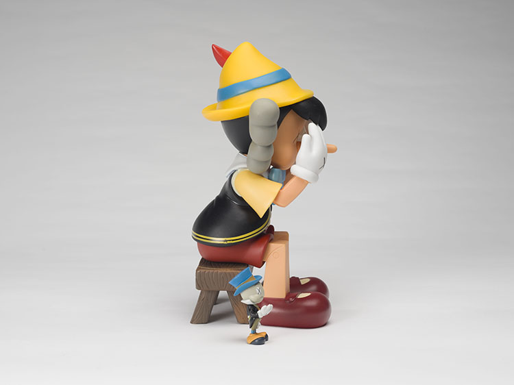 Pinocchio & Jiminy Cricket by  KAWS