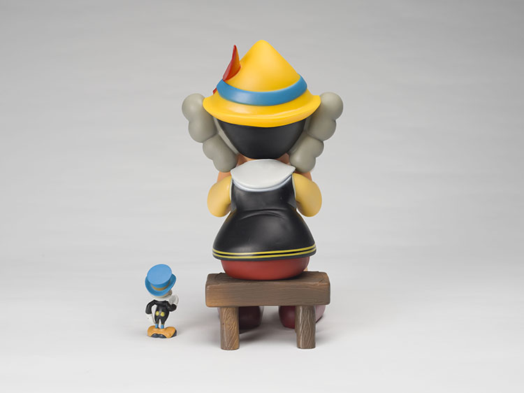 Pinocchio & Jiminy Cricket by  KAWS