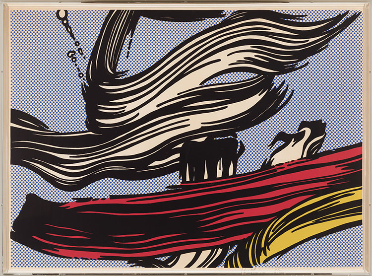 Brushstrokes (Corlett 45) by Roy Lichtenstein