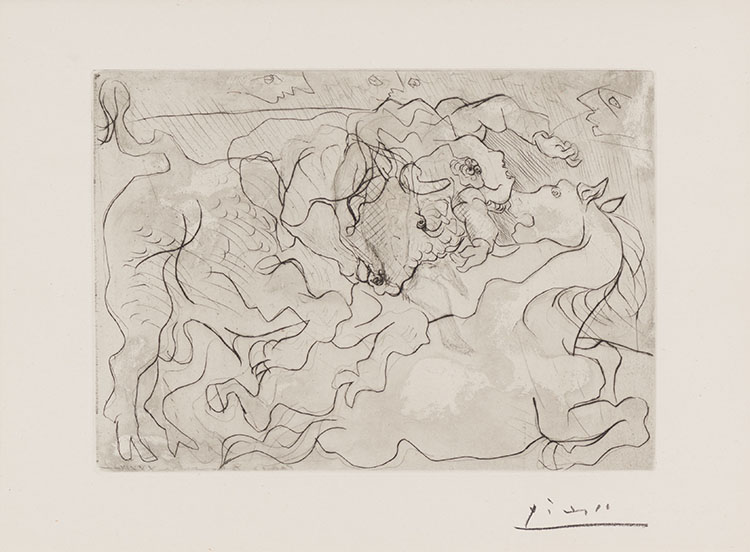 Morte au Soleil, IV, from La Suite Vollard (Bloch 204) by Pablo Picasso