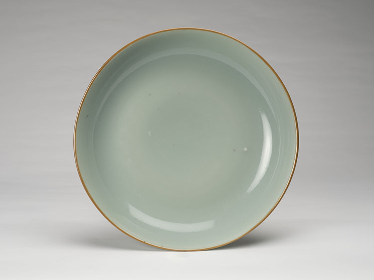 A Large Chinese Celadon Glazed Dish, Jingwei Tang Mark, 18th/19th Century by  Chinese Art