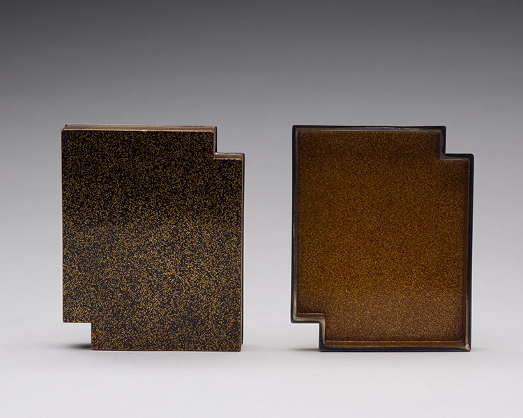 A Japanese Lacquer Lozenge-Shaped Box and Cover, Meiji Period, 19th Century by  Japanese Art