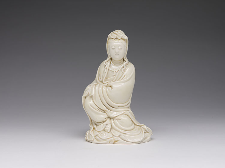 A Chinese Blanc-de-Chine Figure of Guanyin, 18th Century by  Chinese Art