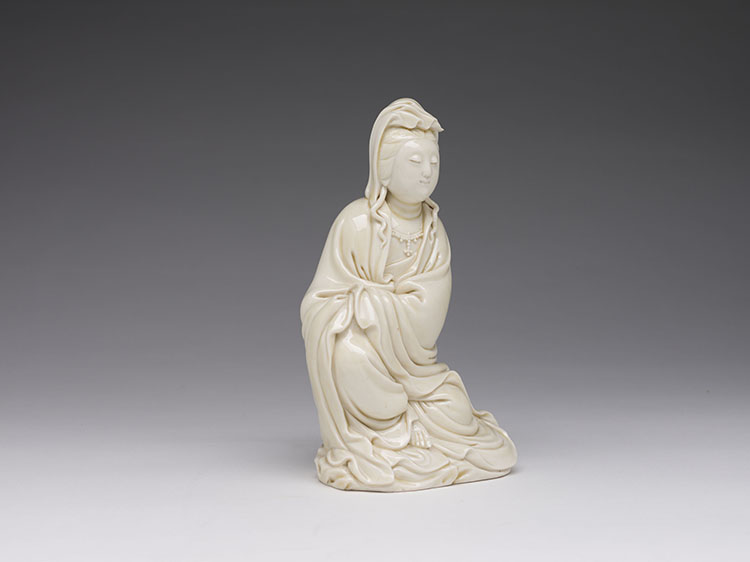 A Chinese Blanc-de-Chine Figure of Guanyin, 18th Century by  Chinese Art