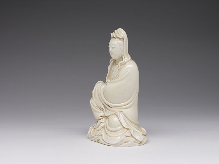 A Chinese Blanc-de-Chine Figure of Guanyin, 18th Century by  Chinese Art