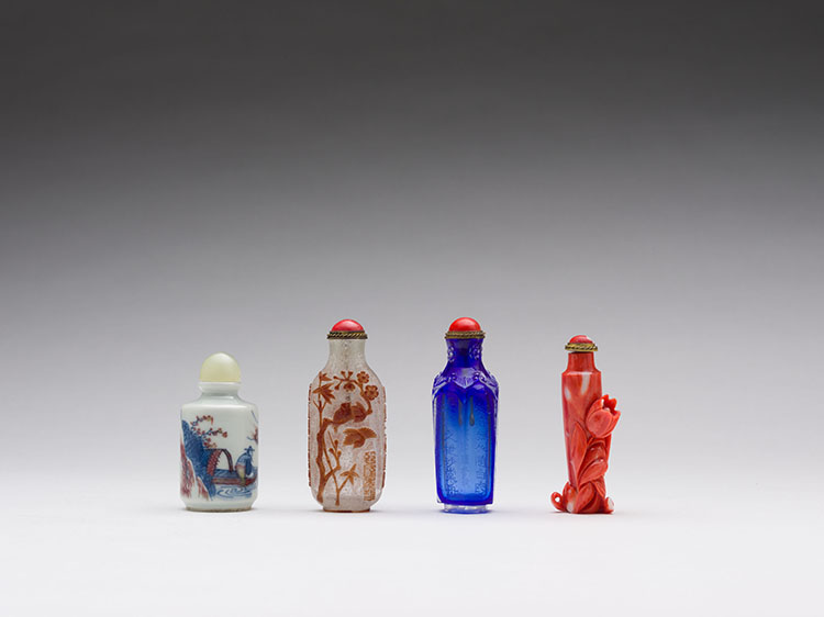 A Group of Chinese Snuff Bottles, 19th Century by  Chinese Art