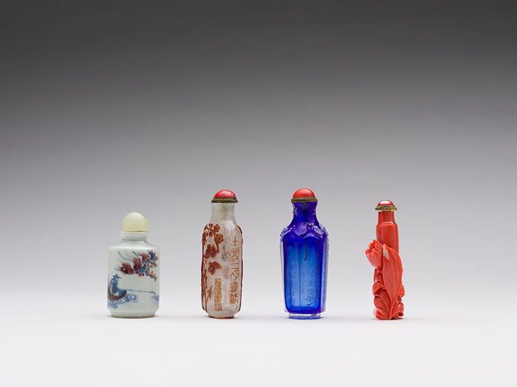 A Group of Chinese Snuff Bottles, 19th Century by  Chinese Art