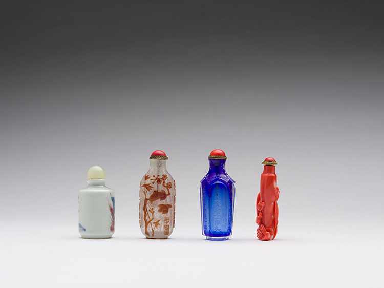 A Group of Chinese Snuff Bottles, 19th Century by  Chinese Art