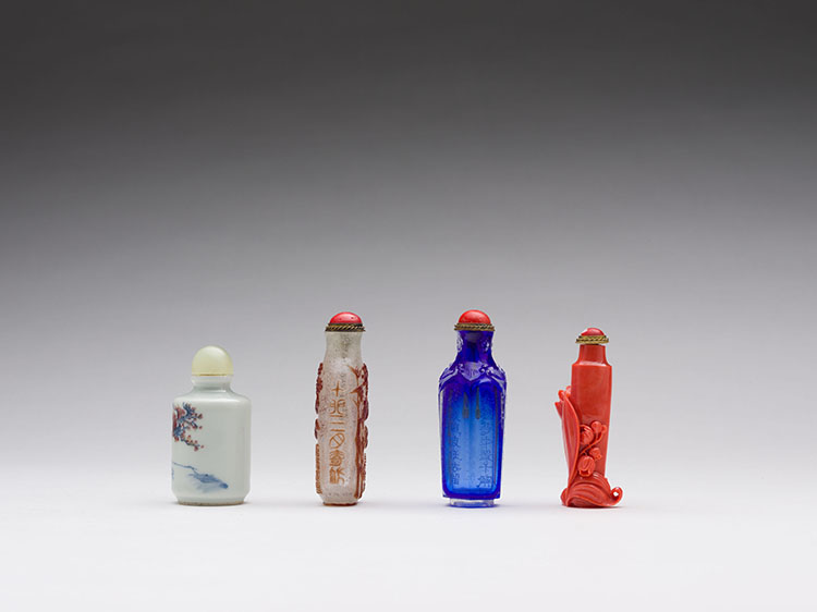 A Group of Chinese Snuff Bottles, 19th Century by  Chinese Art