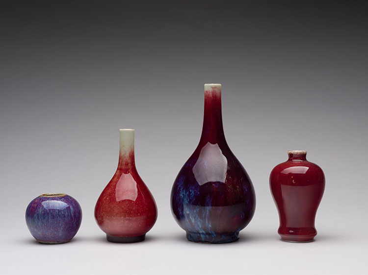 	Four Chinese Flambé Glazed Vessels, 19th/20th Century by  Chinese Art