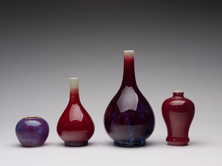 	Four Chinese Flambé Glazed Vessels, 19th/20th Century by  Chinese Art