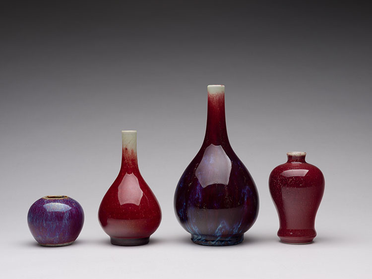 	Four Chinese Flambé Glazed Vessels, 19th/20th Century by  Chinese Art