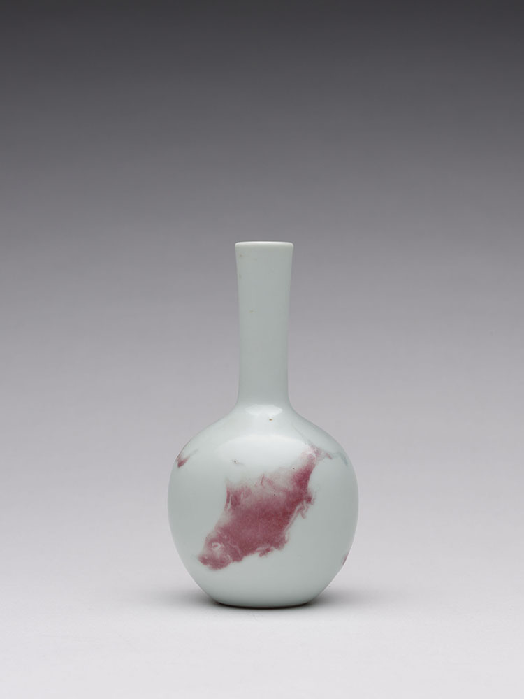 A Small Chinese Copper Red ‘Fish’ Bottle Vase, Kangxi Mark, 19th/20th Century by  Chinese Art