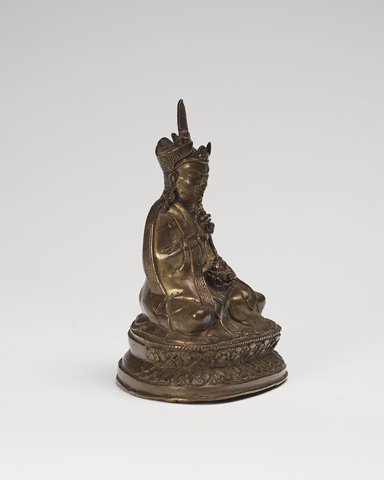 A Tibetan Bronze Seated Figure of Padmasambhava, 17th/18th Century by Tibetan Art