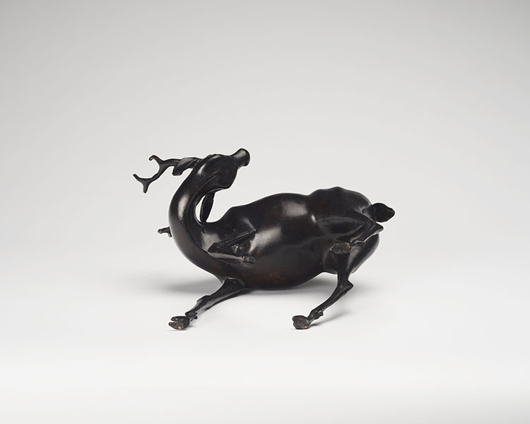 A Bronze 'Shoulao and Deer' Censer, Ming Dynasty 16th/17th Century by  Chinese Art