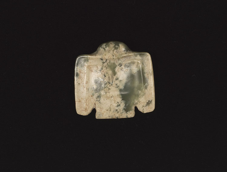 A Chinese Mottled Celadon Jade 'Eagle' Pendant, Hongshan Culture, Neolithic Period by  Chinese Art