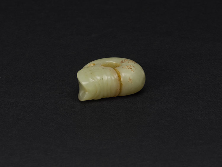 A Chinese Celadon Jade Carved 'Pig Dragon' Pendant, Neolithic Period, Hongshan Culture by  Chinese Art