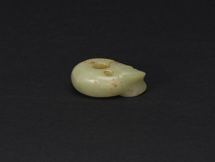 A Chinese Celadon Jade Carved 'Pig Dragon' Pendant, Neolithic Period, Hongshan Culture by  Chinese Art