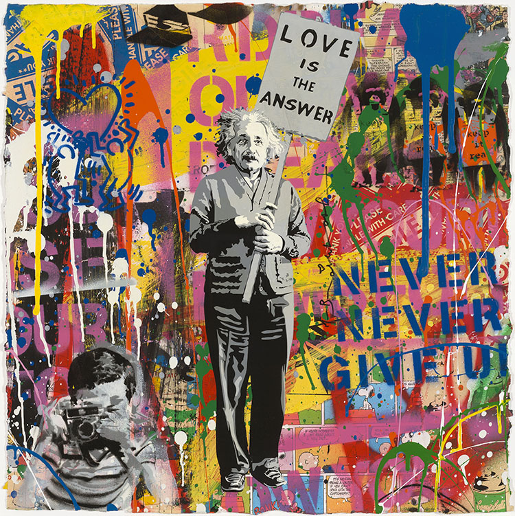 Einstein by Mr. Brainwash