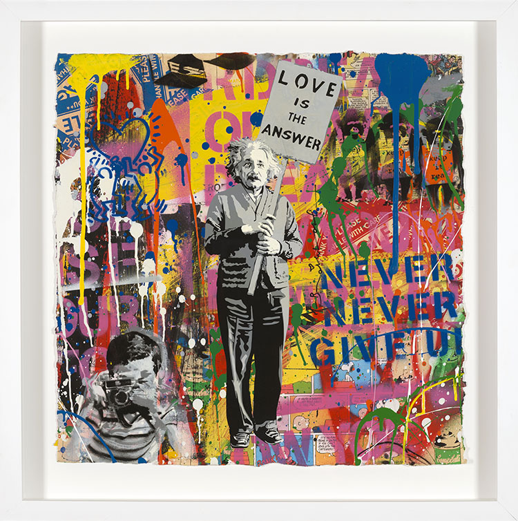 Einstein by Mr. Brainwash