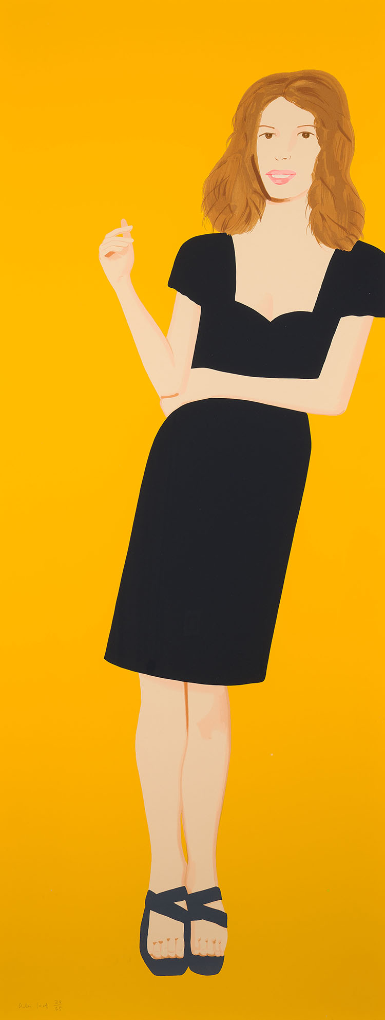 Cecily (from Black Dress) by Alex Katz