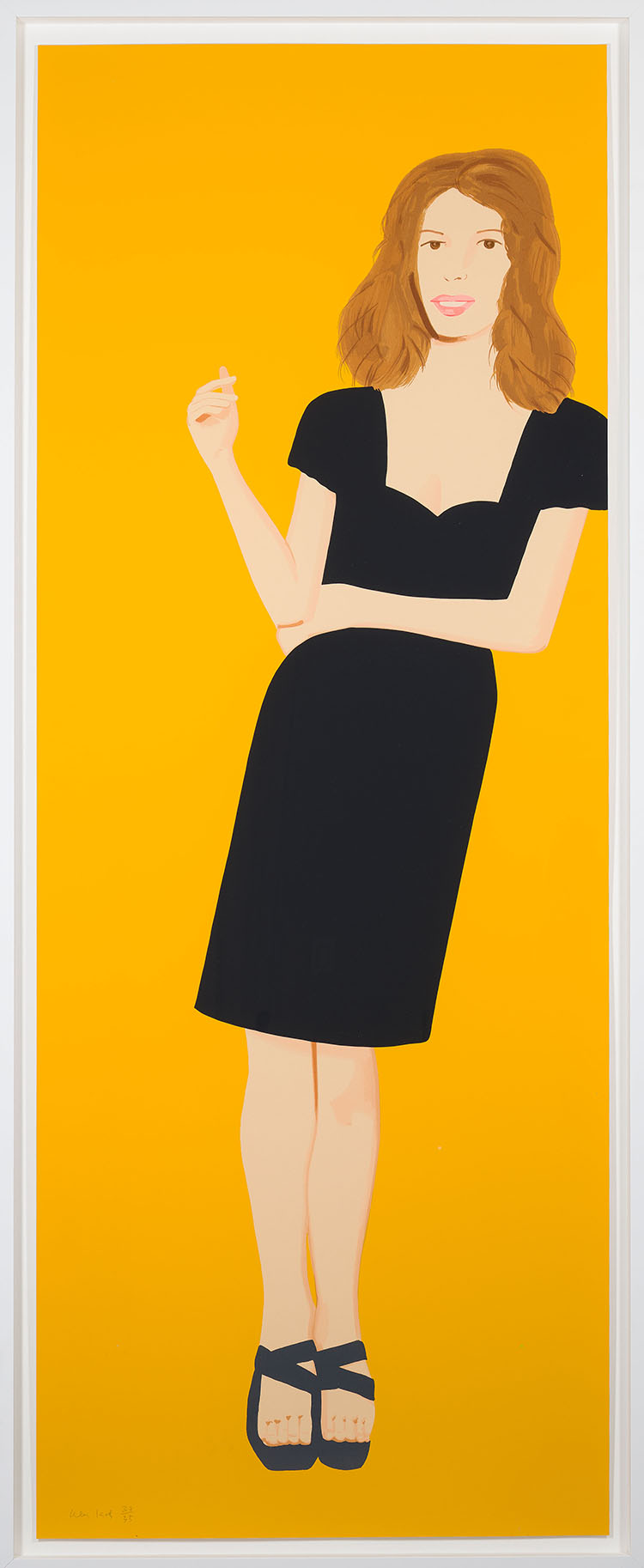 Cecily (from Black Dress) by Alex Katz