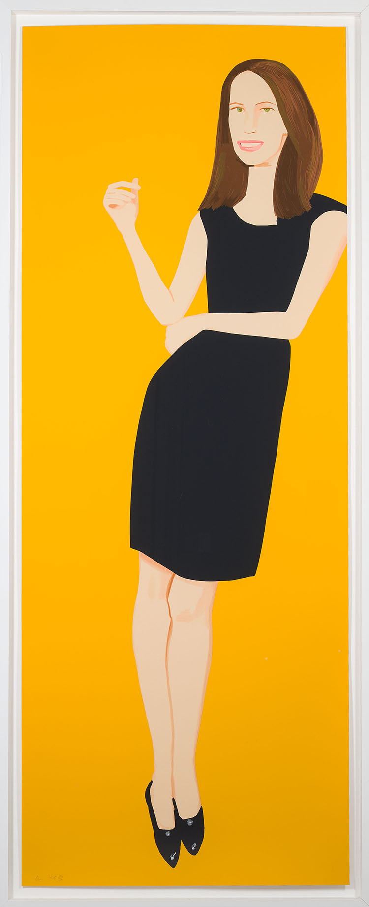 Christy (from Black Dress) by Alex Katz