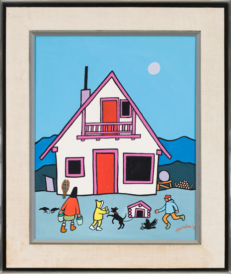 Walk by Joe’s Cabin, Carcross par Ted Harrison