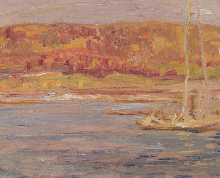 Georgian Bay / Winter River (verso) by Alexander Young (A.Y.) Jackson