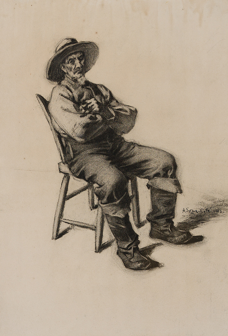 Portrait of Joseph Verville by Marc-Aurèle de Foy Suzor-Coté