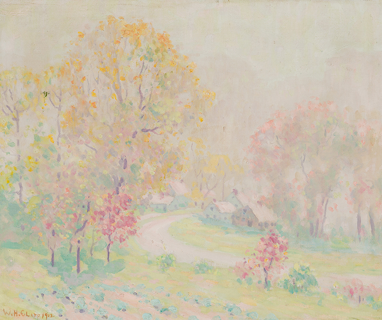 Autumn Mist par William Henry Clapp