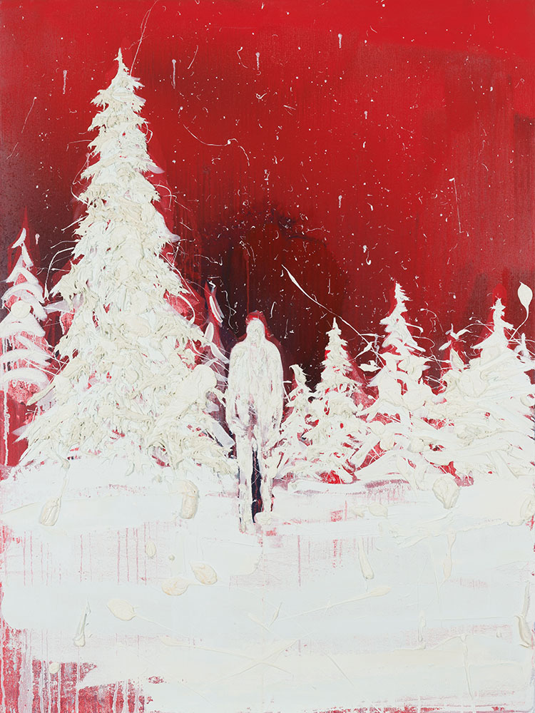 Snow Man par Kim Dorland