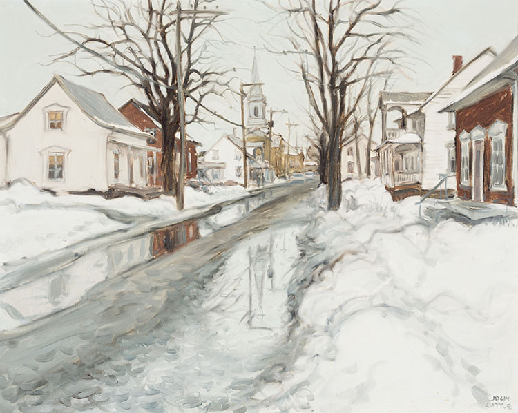 Printemps, St. Apollinaire, Quebec par John Geoffrey Caruthers Little