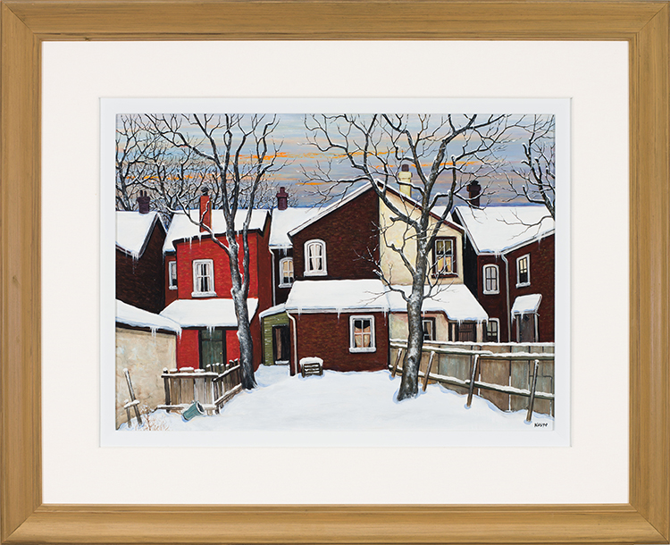 After the Snow (Cabbagetown) by John Kasyn