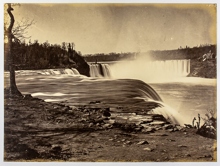 Niagara Falls, American and Horseshoe Falls, circa 1870 par George Barker
