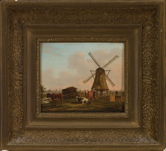 Landscape with Windmill by W. Robert