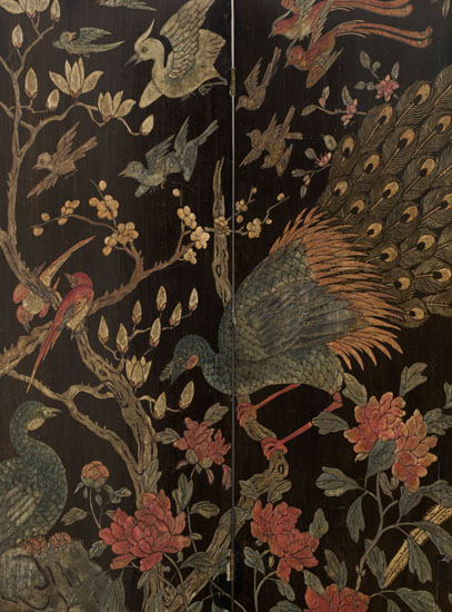 18th Century Asian Coromandel Six Fold Screen par  Unknown Artist