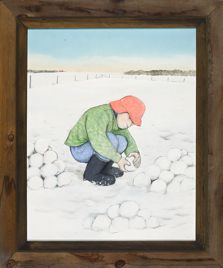 Young Canadian Soldier par William Kurelek