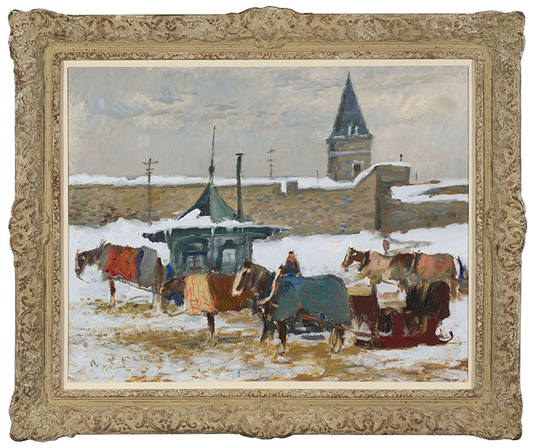 The Cab Stand, St. Louis Gate, Quebec par Robert Wakeham Pilot