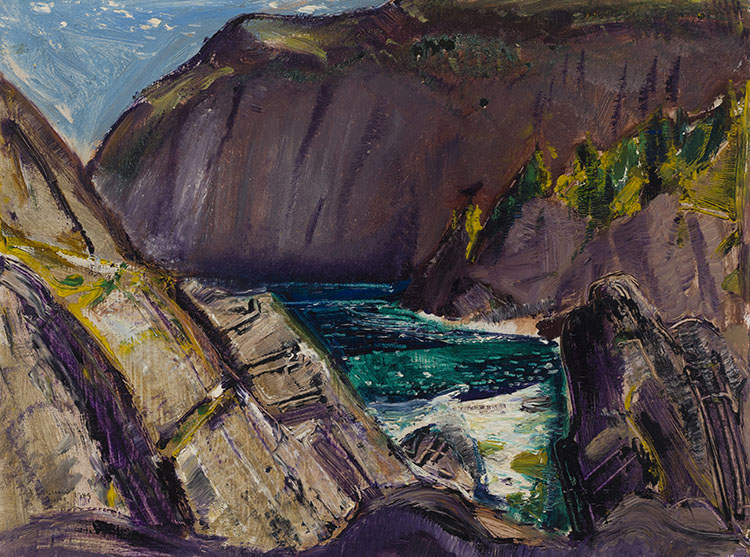 Sketch at Quidi Vidi Near St. John, Newfoundland par Arthur Lismer