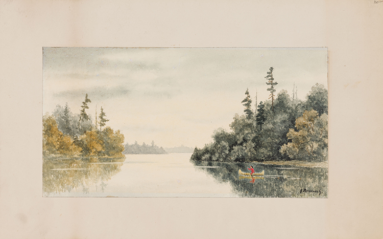 Canoeing par George Robert Bruenech