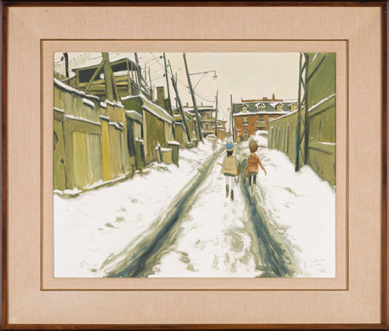 Rue Sainte-Anges, Pointe Saint Charles, Montreal par John Geoffrey Caruthers Little