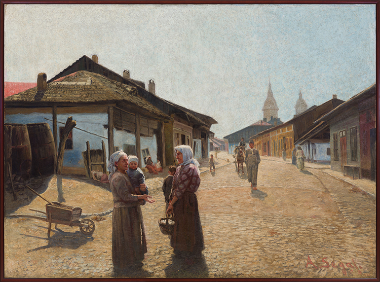 Village Scene by Arthur Segal