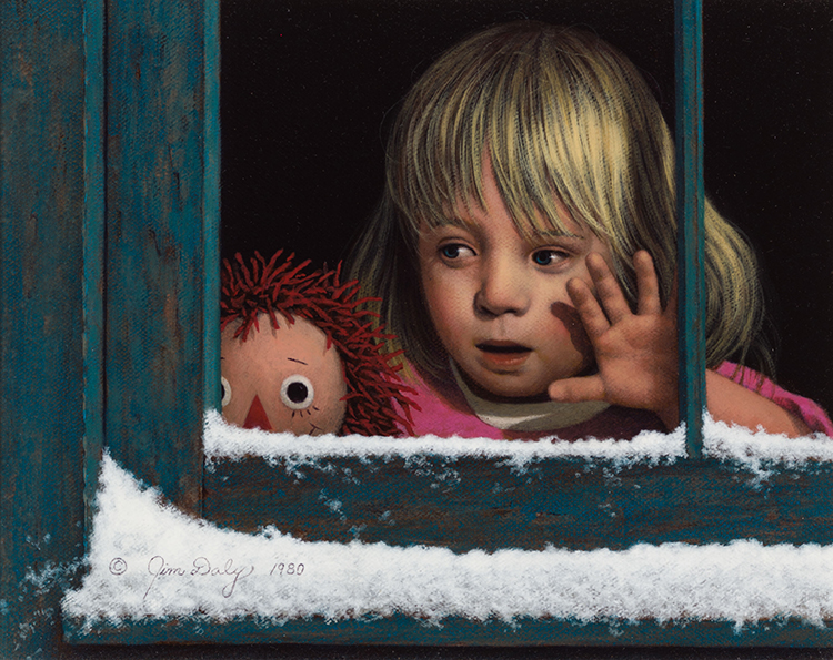 Girl in Window par Jim Daly