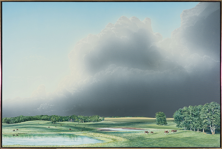 Parkland Cattle and Storm par William H. Webb