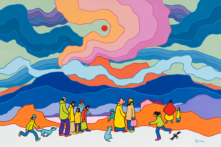 Yukon Gossip by Ted Harrison