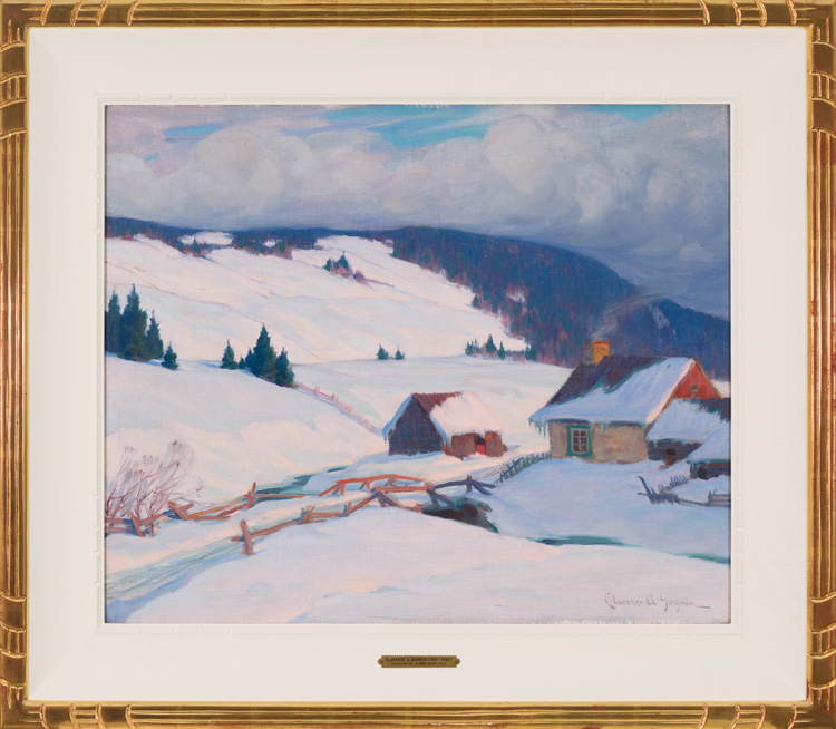 Scène d’hiver by Clarence Alphonse Gagnon