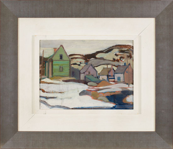 Village in Winter by Anne Douglas Savage